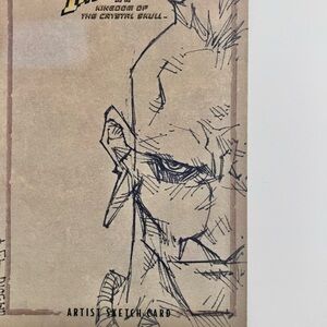 INDIANA JONES Sketch Card / JASON KEITH PHILLIPS Comics Artist / ONE OF A KIND!!